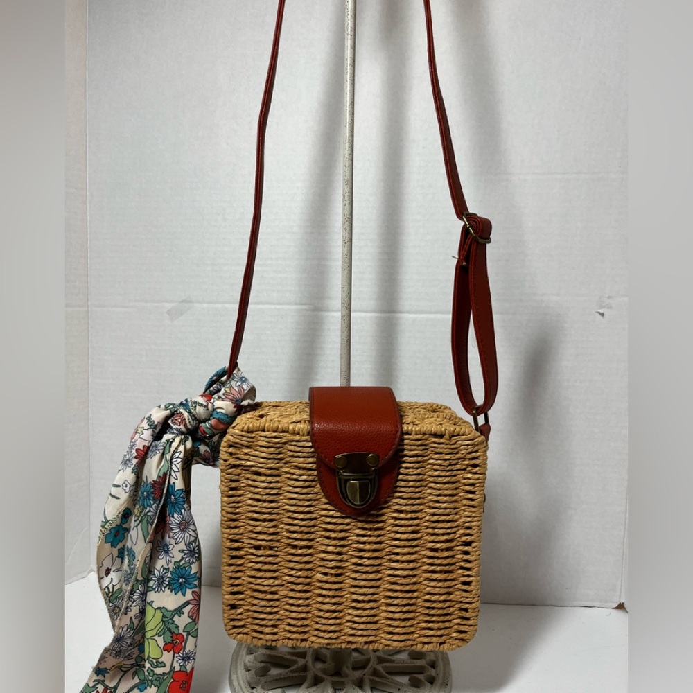 Sweetsalt woven crossbody bag